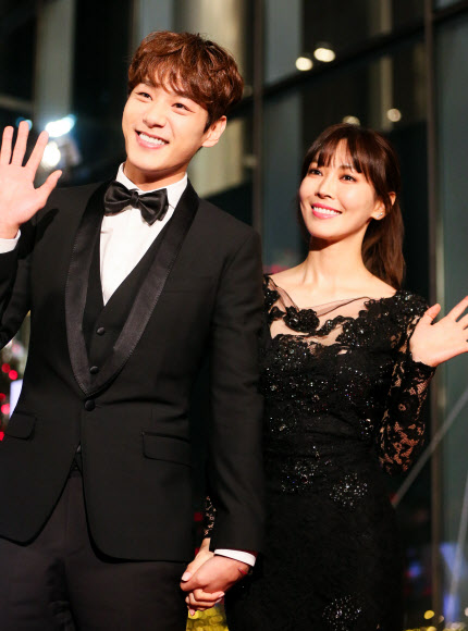 MBC방송연예대상 찾은 곽시양과 김소연