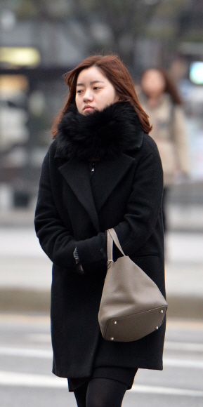 소한인 6일 서울 광화문에서 시민들이 두꺼운 옷차림으로 출근하고 있다.  손형준 기자 boltagoo@seoul.co.kr