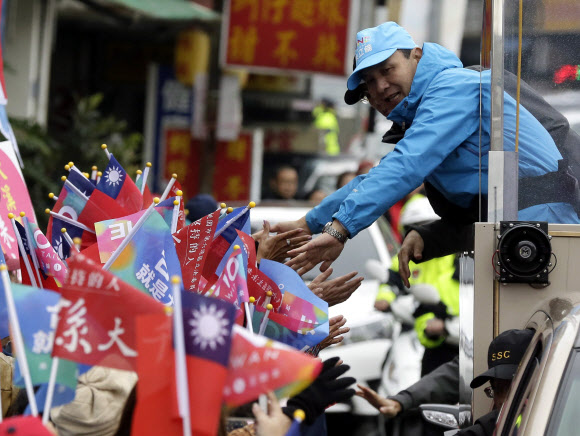 이틀 앞으로 다가온 대만 총통 선거… 막바지 선거유세