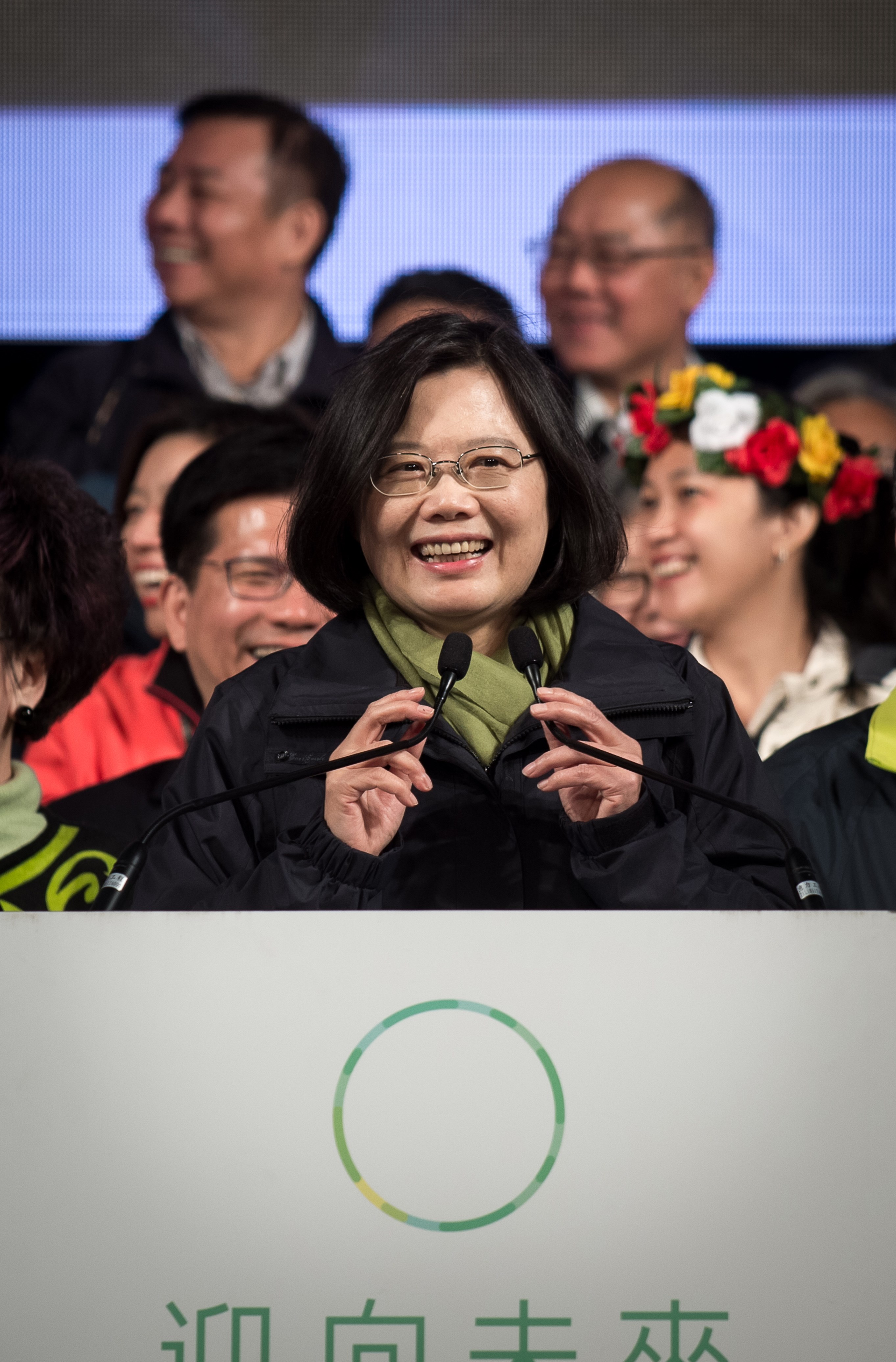 최초의 여성 대만 총통 당선자 차이잉원. ⓒAFPBBNews=News1