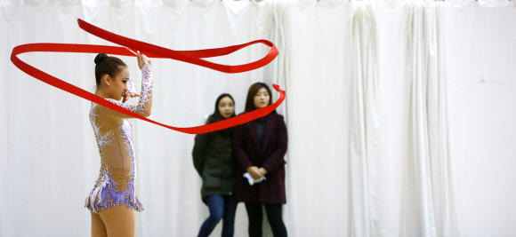 손연재의 마법을 기다려