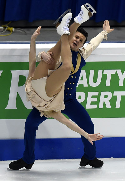 Charlene Guignard and Marco Fabbri of Italy
