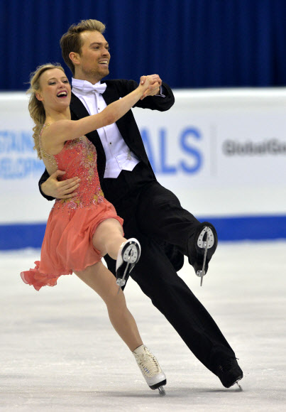 Penny Coomes and Nicholas Buckland of Great Britain