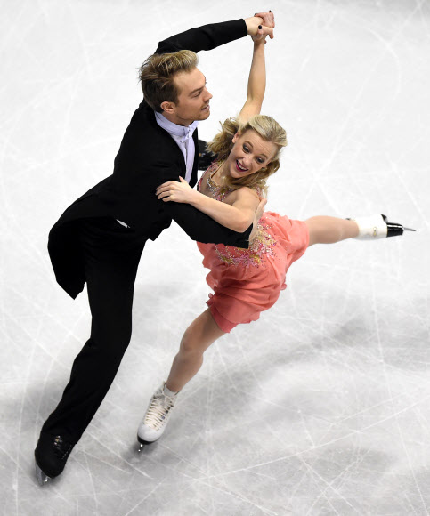Penny Coomes and Nicholas Buckland of Great Britain