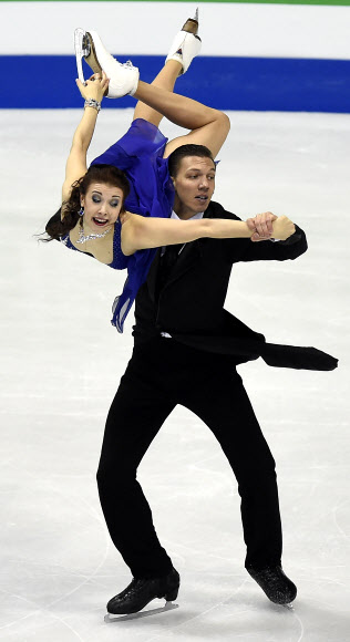 Ekaterina Bobrova and Dmitri Soloviev of Russia