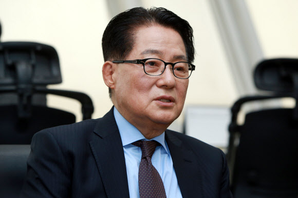 박지원 의원, 광주서 기자간담회