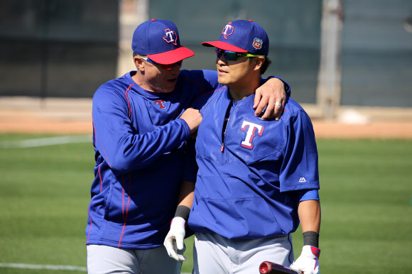 추신수와 배니스터 감독