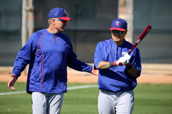 추신수와 배니스터 감독