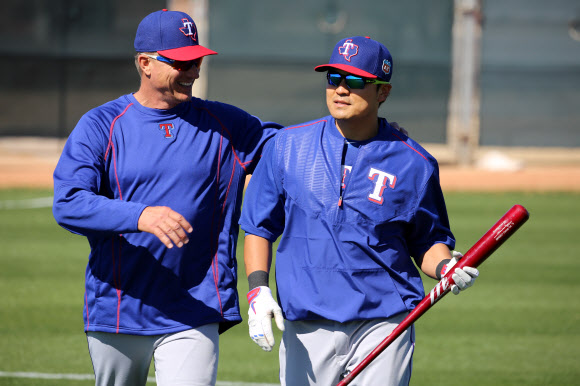 추신수와 배니스터 감독