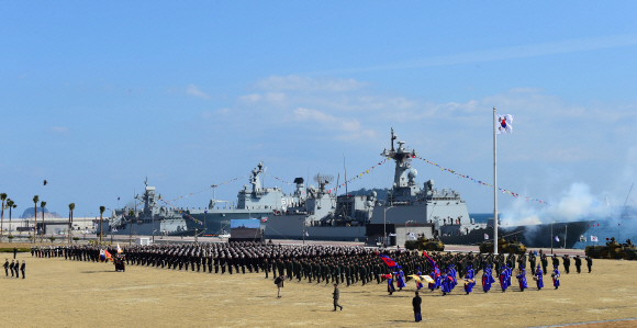 제주민군복합항 준공식 준비