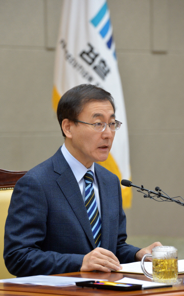 [서울포토] 전국 특수부장 회의에 참석한 김수남 검찰총장