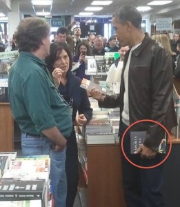 The President Obama’s picture of holding Epstein’s book in a bookstore, ‘The Sport Gene’, was sensational.   	Provided by David Epstein 