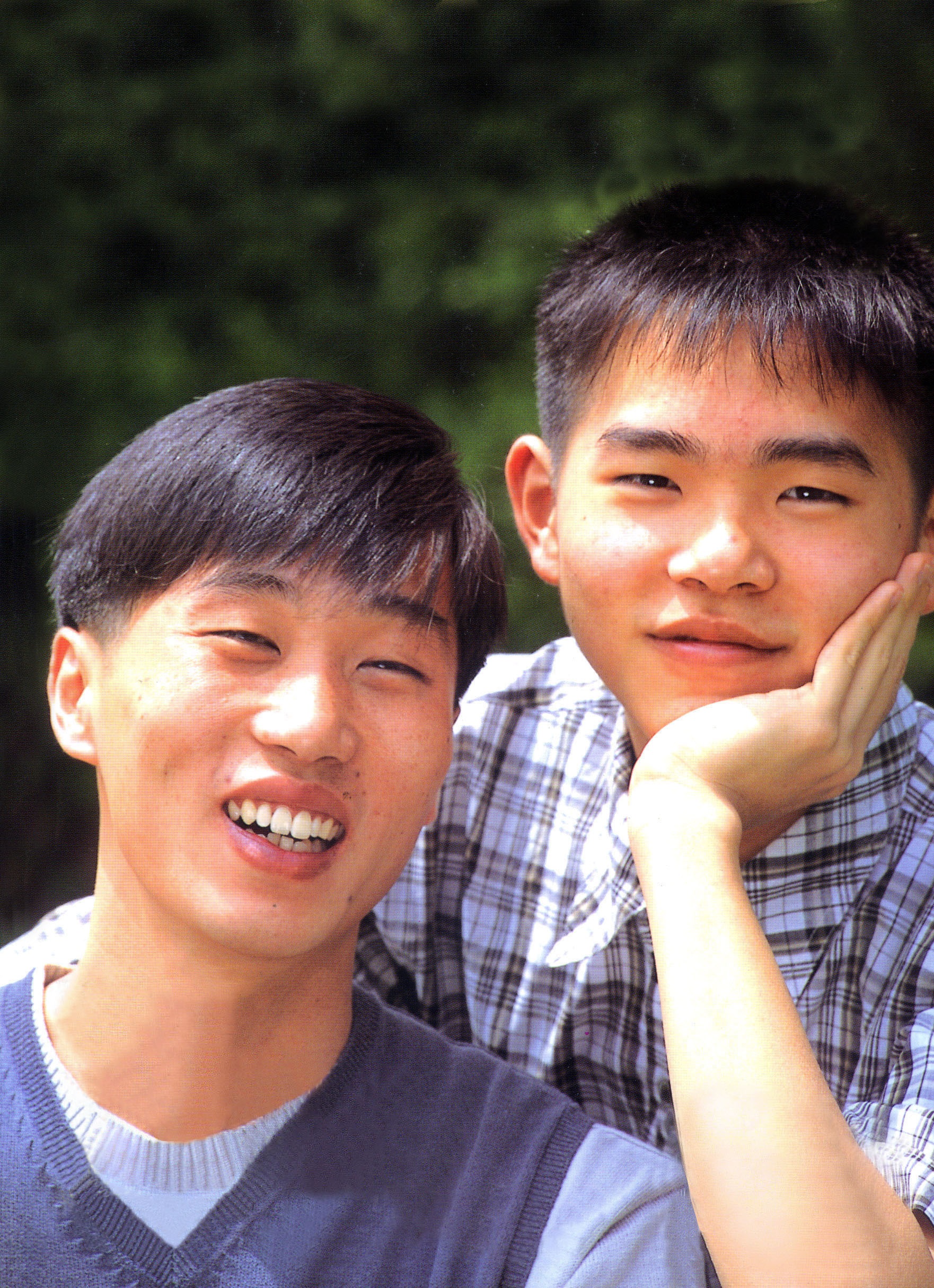 2000년 당시 이상훈(왼쪽) 이세돌(오른쪽) 형제