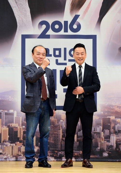 전원책 정봉주, SBS 20대 총선 방송. 사진=SBS 제공