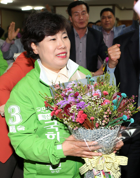<선택4.13> 전북 첫 여성 4선 의원 조배숙 당선인