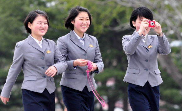 태양절 맞은 평양 시내 모습