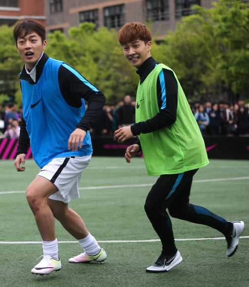 ’운동할 때도 칼군무’