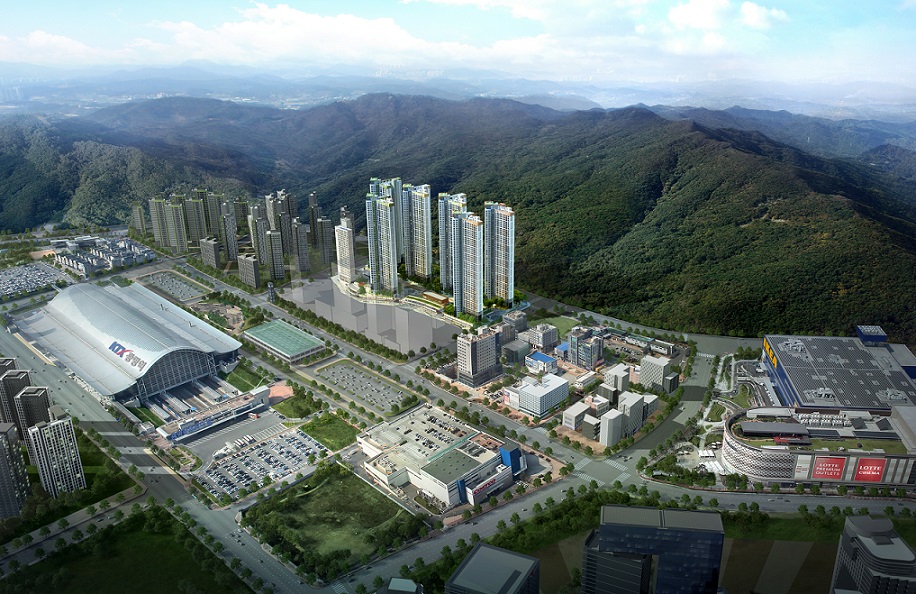 ‘광명역 태영 데시앙’ 아파트·오피스텔 조감도.<br>