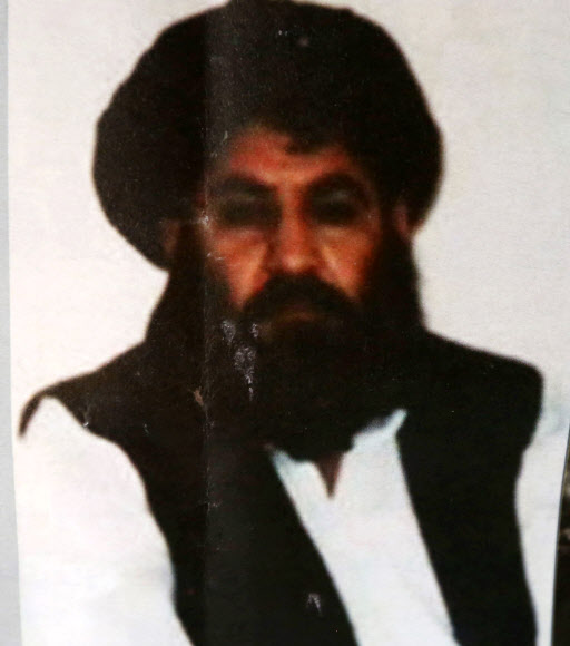탈레반 최고지도자 만수르. AP연합뉴스