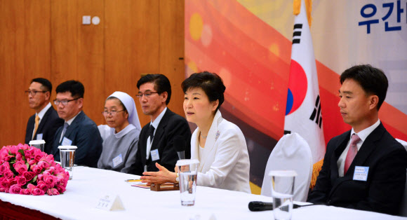 박 대통령, 우간다 동포간담회