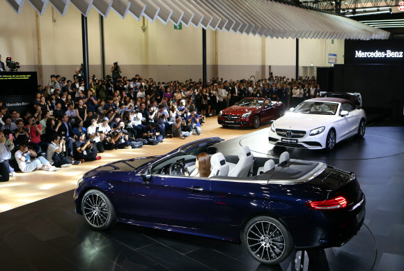 부산모터쇼 벤츠 오픈카 공개
