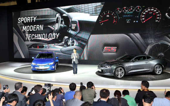 쉐보레 카마로SS·전기차 공개