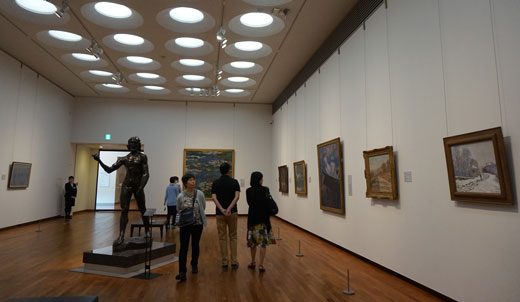 마네, 모네, 르누아르 등 국립서양미술관의 주요 컬렉션은 일본 실업가 마쓰카타 고지로가 도쿄에 미술관을 세우기 위해 유럽에서 수집했던 작품들이다.