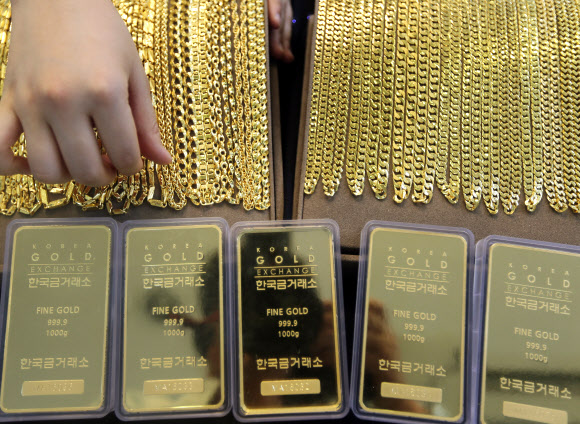 금값, 고공행진.연합뉴스