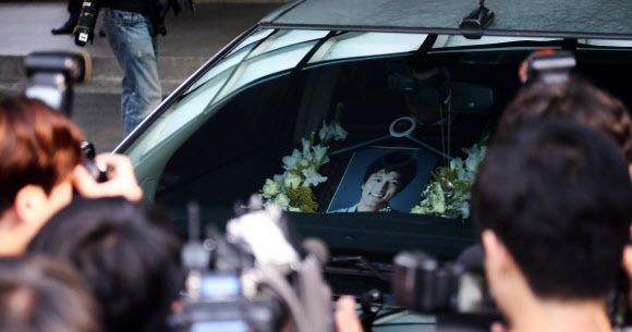 배우 김성민 발인