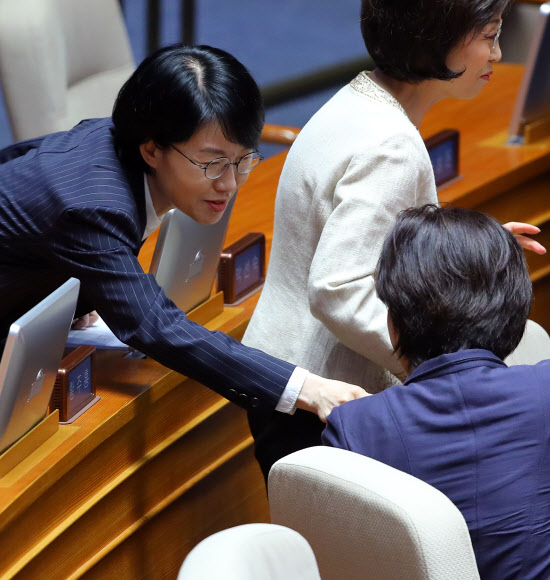 의정활동 재개한 박선숙