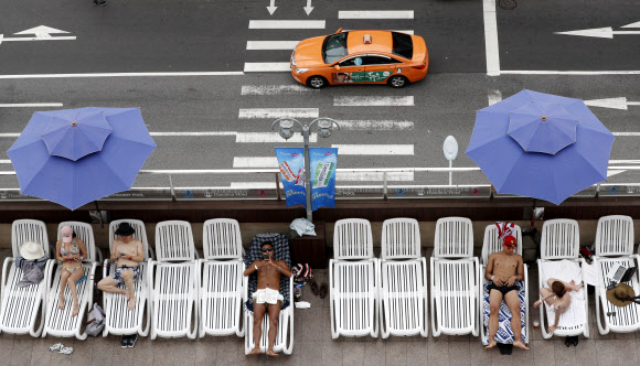 그들의 폭염 대처법