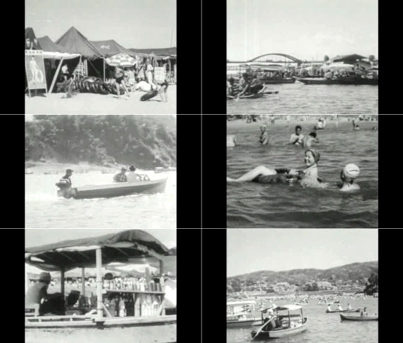1957년 한강물놀이