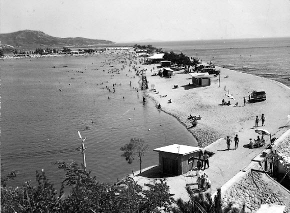 1960년 인천 송도해수욕장