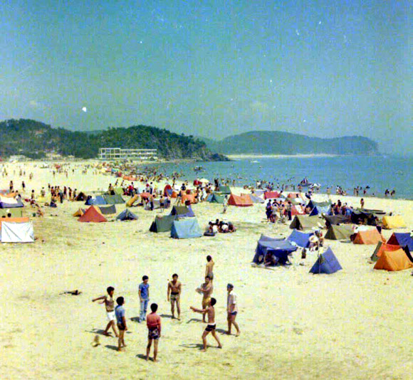 1976년 몽산포해수욕장