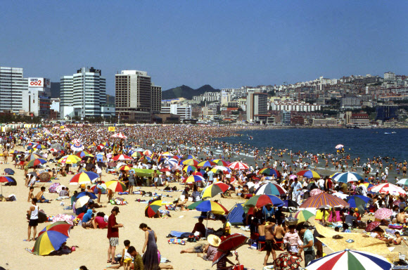 1994년 해운대해수욕장 풍경