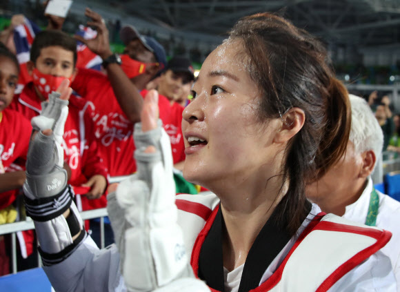 오혜리, 여자 태권도 67kg급 금메달
