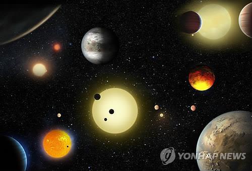 NASA가 제공한 지구를 닮은 행성의 상상도[EPA=연합뉴스자료사진]