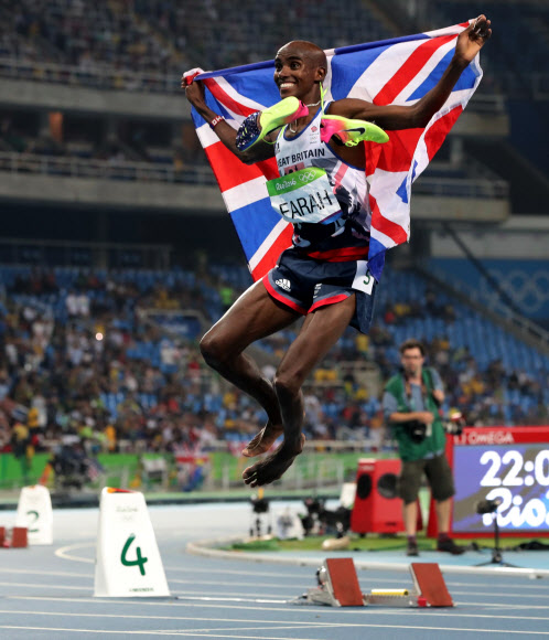 남자 5000m와 1만m 챔피언 모 파라(33·영국)