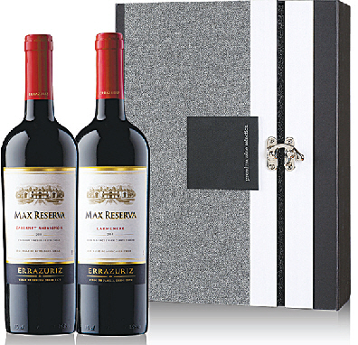 아영FBC가 추석을 맞아 준비한 와인 선물세트의 하나인 맥스 리제르바. 칠레의 대표 와이너리가 만들었다. 아영FBC 제공