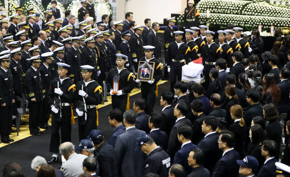 링스헬기 순직장병 합동 영결식