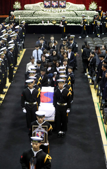 링스헬기 순직장병 합동 영결식