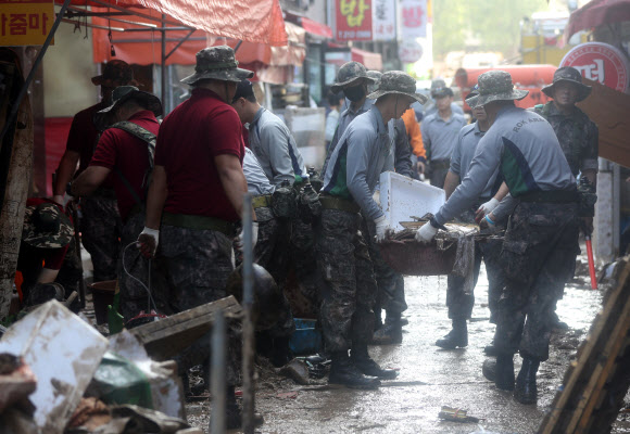<태풍 차바> 도움의 손길