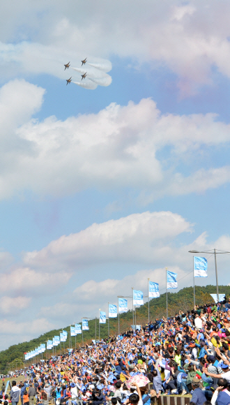 블랙이글의 에어쇼