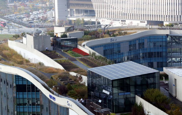 정부세종청사 옥상정원 세계 최고