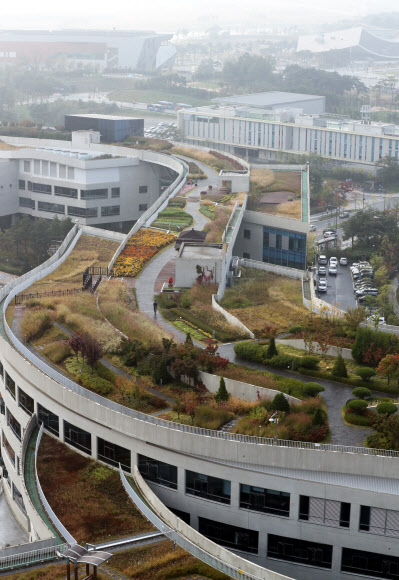 세계 최대 정부세종청사 옥상정원