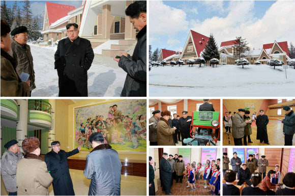 北김정은, 삼지연군 찾아 김정일 추모