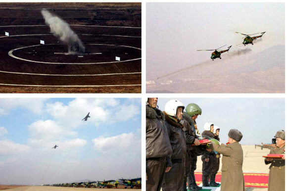 북한 김정은 노동당 위원장이 부인 리설주와 함께 ’인민군 항공 및 반항공군(우리의 공군) 비행 지휘성원들의 전투비행술 경기대회 - 2016’을 참관했다고 노동신문이 4일 보도했다. 리설주가 공식석상에 등장한 것은 9개월만이다.  연합뉴스
