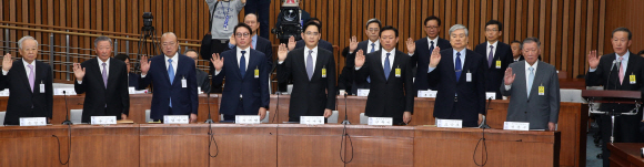 28년 만에 청문회 선 ‘정경유착’ 의혹