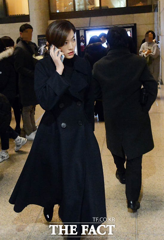 딸 공연장 찾은 엄마 임세령. 더팩트 제공