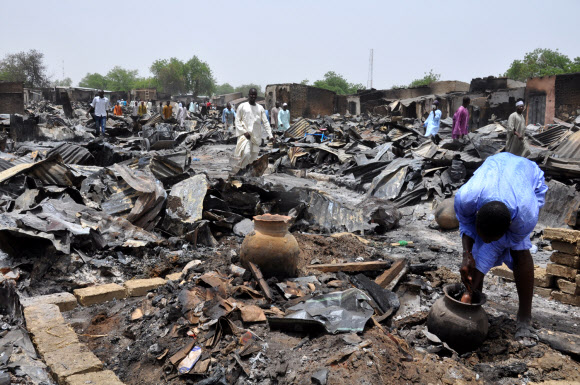 나이지리아군, ‘보코하람’작전중 난민촌 오폭